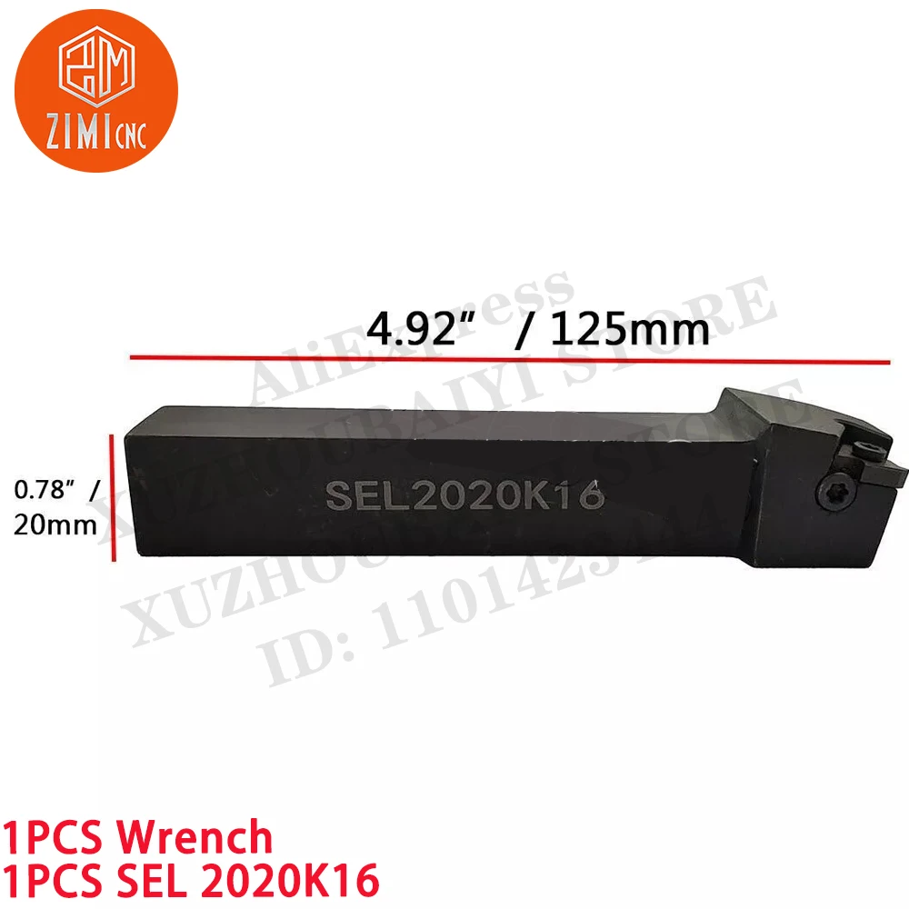 1P SEL 2020K16 lathe External Threading Turning Holder Boring Bar for 16IR Carbide Insert CNC tool metal mechanical cutting tool