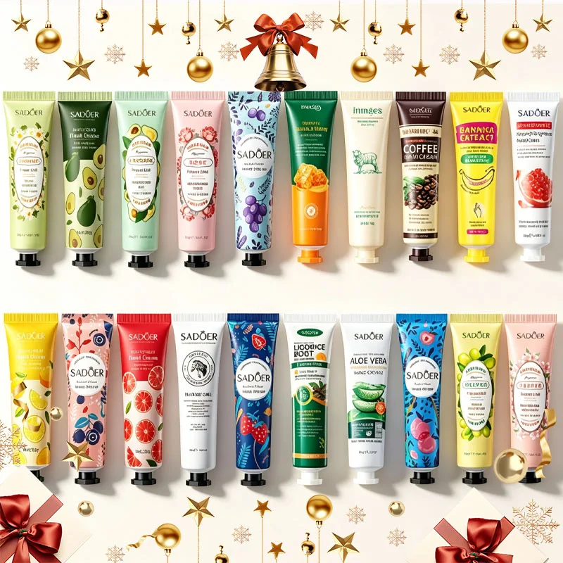 5PCS Hand Cream Set, Designed For Hand Hydration, Moisturizing, And Protection Against Dryness, Lightweight And Non-Greasy, Ideal Skincare Choice, Compact Travel-Sized Tube Is Perfect For On-The-Go Hand Care Perfect Gift For Best Friends And Family.