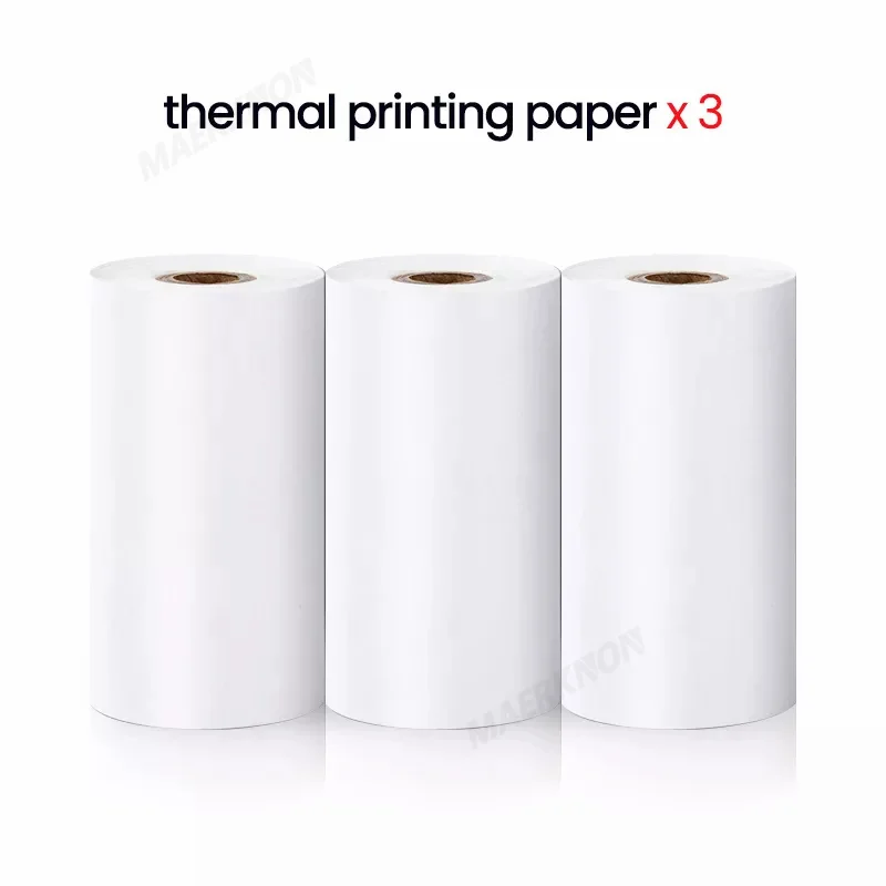 Mini Printer Thermal Label Stickers Paper Colorful Adhesive Self-adhesive Paper for Wireless Bluetooth Photo Inkless Printer 57m