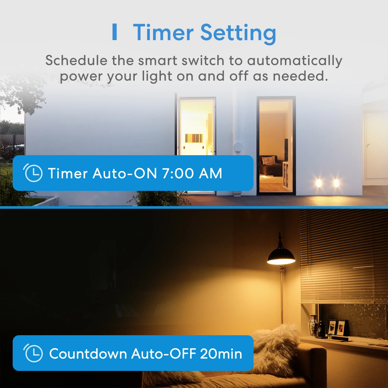 Meross WiFi Smart Dimmer Switch Single Pole WiFi Light Switch for Dimmable LED Work with HomeKit Alexa Google Home SmartThings