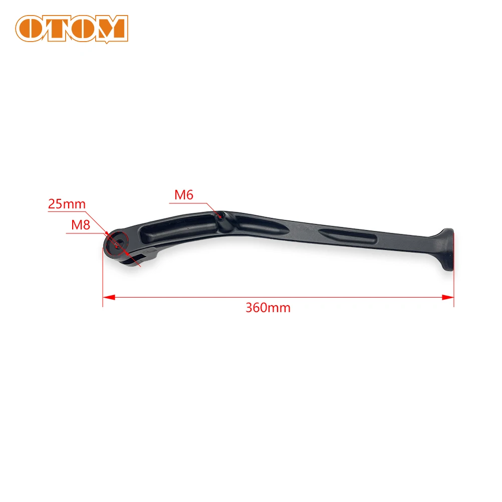 For Surron Ultra Bee Kickstand Electric Dirt Bike Single Support Aluminum Alloy Side Foot Stand Double Hole Adjustable Stand
