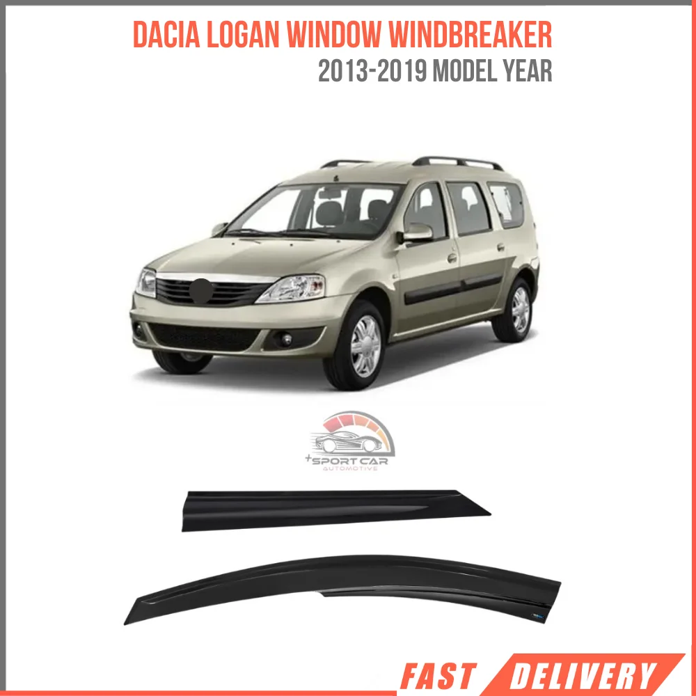 

FOR DACIA LOGAN, LOGAN MCV 2013-2019 glass windbreaker Style 4 pieces car rain protection Sport Style accessory-Free Shipping