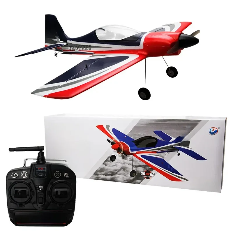 FX9706 RC Vliegtuig 580 MM Vaste Vleugel Zweefvliegtuig 5 CH 3D/6G Afstandsbediening Vliegtuigen 2.4G Borstelloze Motor Vechter Model Speelgoed voor Kinderen - afbeelding 2