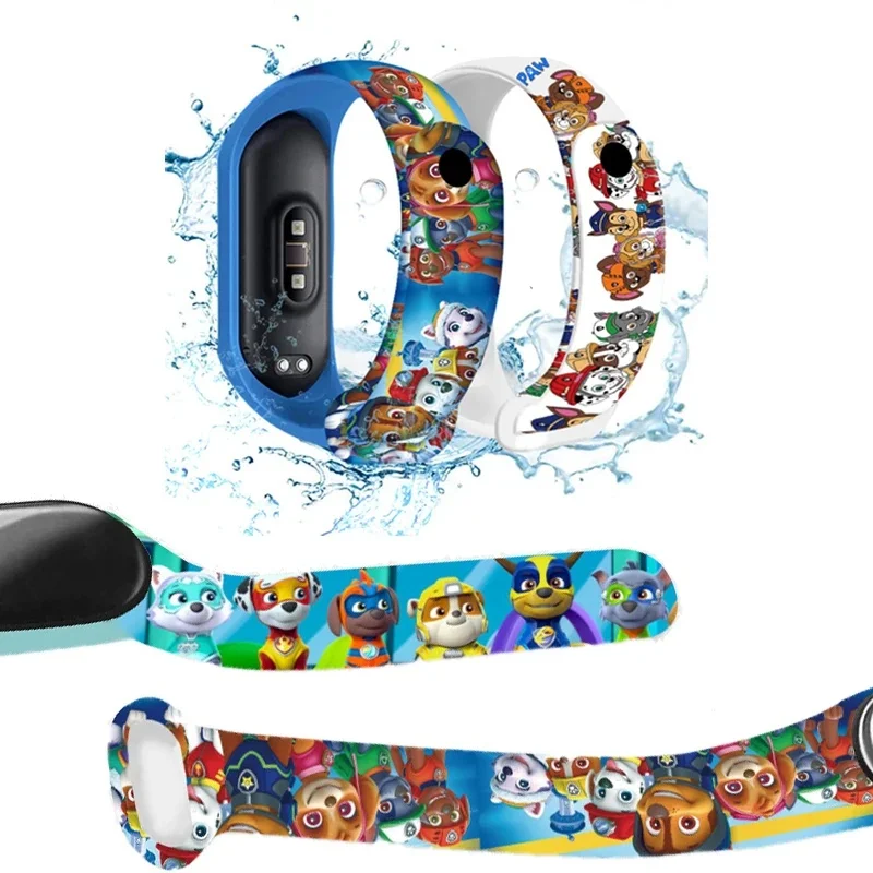 Paw Patrol montre Anime montres pour enfants Chase Marshall Rubble LED tactile électronique étanche enfants montres cadeaux d'anniversaire