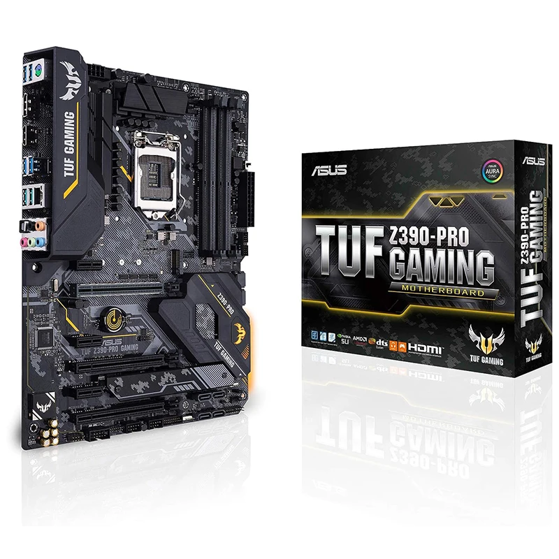 NEW ASUS TUF Z390-Pro Gaming Motherboard LGA1151 (Intel 8th and 9th Gen) ATX DDR4 HDMI M.2 USB 3.1 Gen2 Gigabit LAN