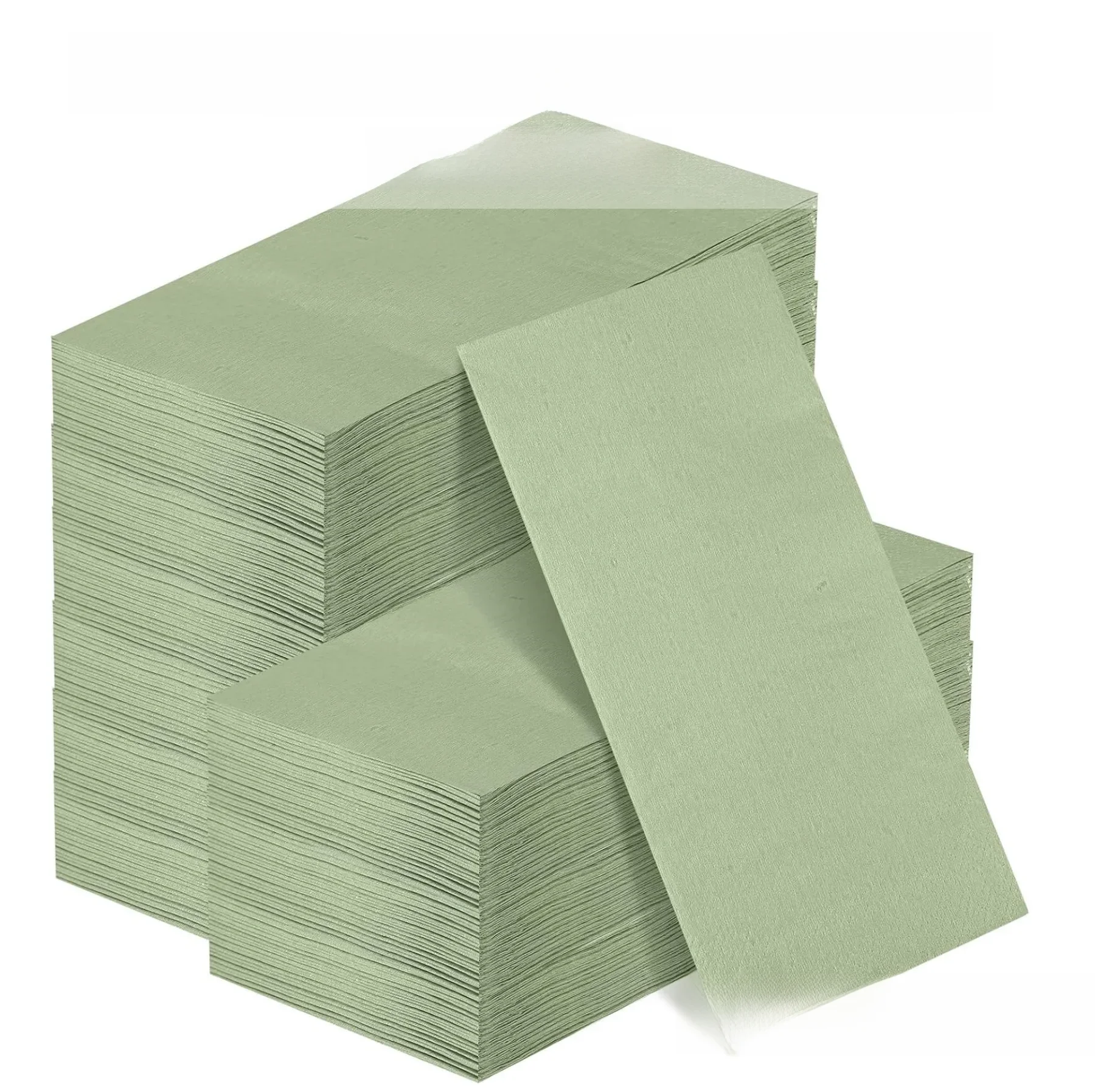 50/100 sztuk szałwia serwetki koktajlowe jednorazowe serwetki dla gości papierowe ręczniki do rąk na urodziny Baby Shower wesele 13x15.7 Cal — zdjęcie 2