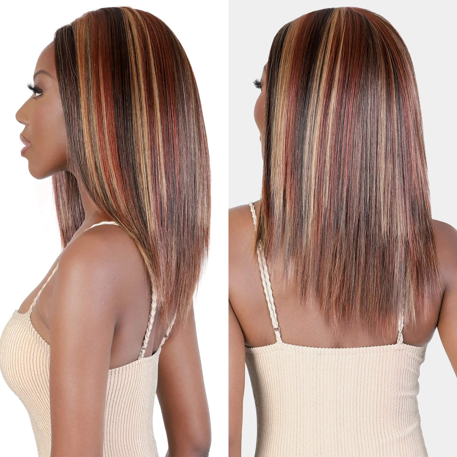 Peruka Motown Tress Ultra Synthetic HD Invisible Lace Front Glueless 13X7 LUHD.Ultra