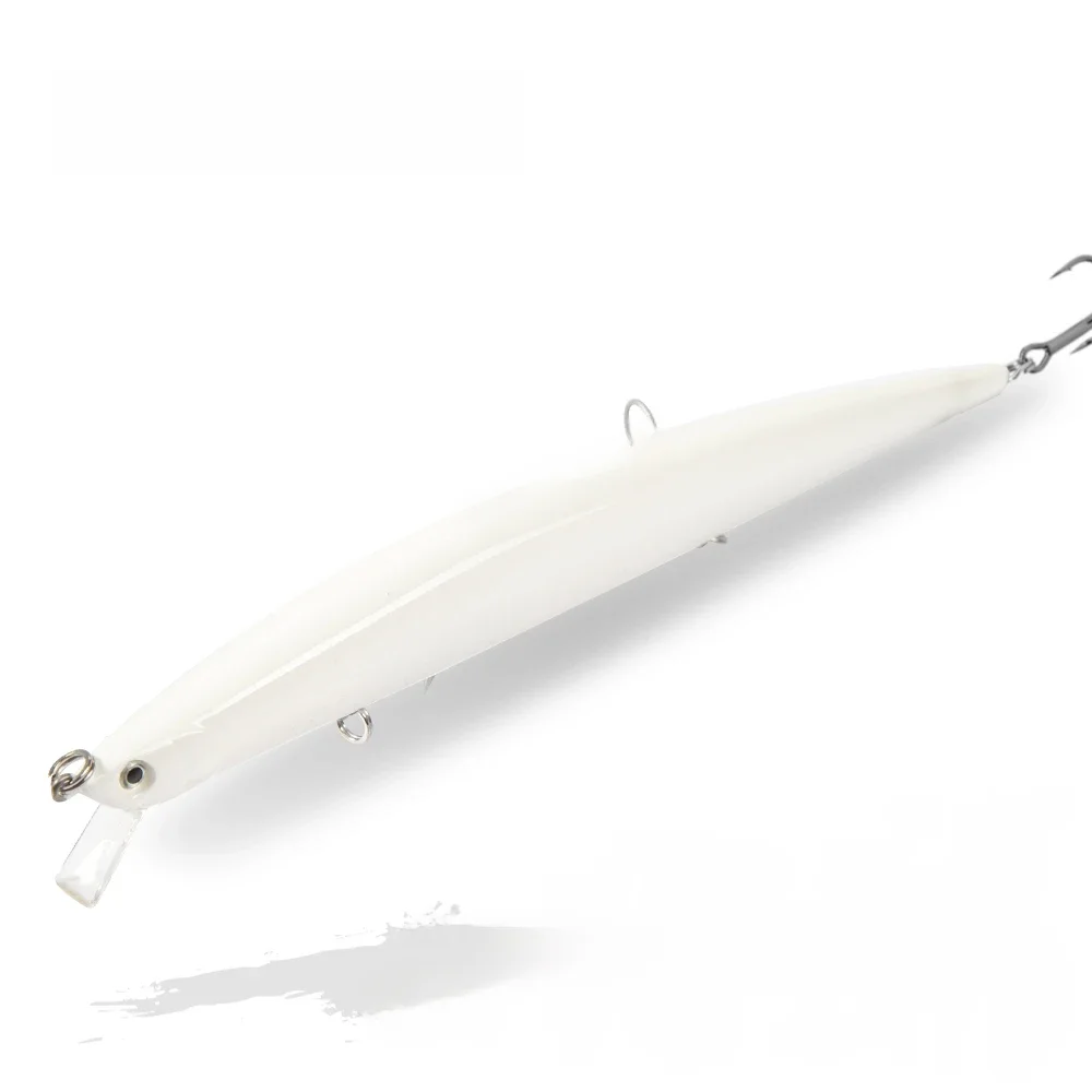 Hunthouse Flut Schlank Minnow 175mm 148mm schwimm Wobble Flyer Minnow Angeln Locken Harten Köder