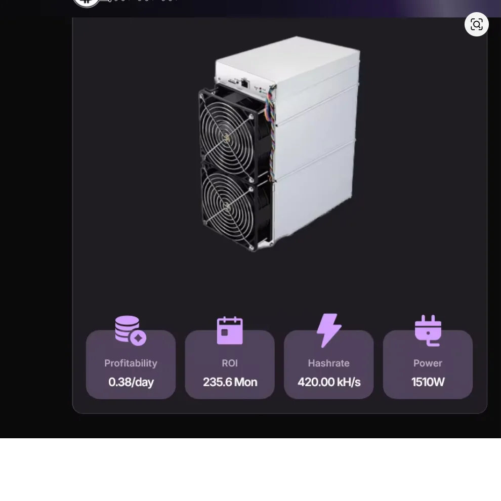 

Bit main Ant miner Z15 420KSol/s | BT-MINERS