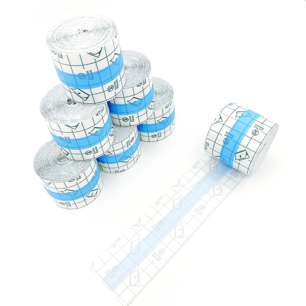 

6 Rolls Breathable Tattoo Aftercare Film Tattoo Clear Adhesive Protective Shield Tattoo Bandage Roll 5cm X 10m