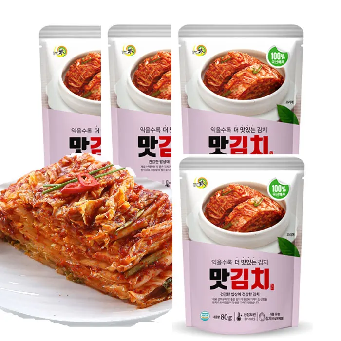 Japanese-American flavored kimchi 80g X6 pack-travel camping side dish lunch