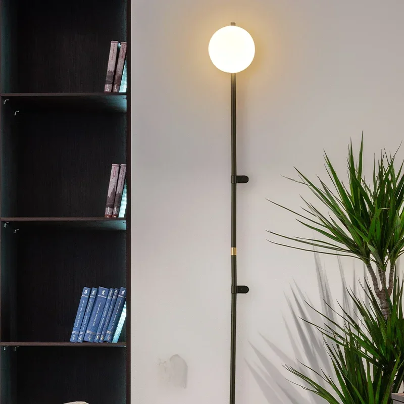 Applique murale nordique simple et moderne pour chambre à coucher, salon, câblage gratuit avec prise de cordon, interrupteur enfichable, lampe de modélisation murale d'hôtel