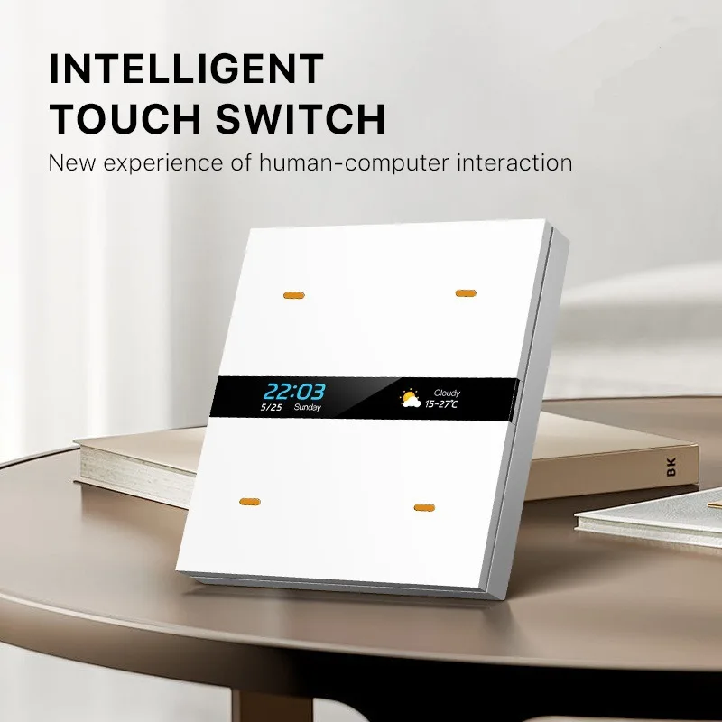 

Умная панель выключателей M8 Pro Zigbee, 4-клавишная, Tuya, интеллектуальный настенный выключатель света, управление голосом и через приложение, совместимость с Alexa, для дома и отелей