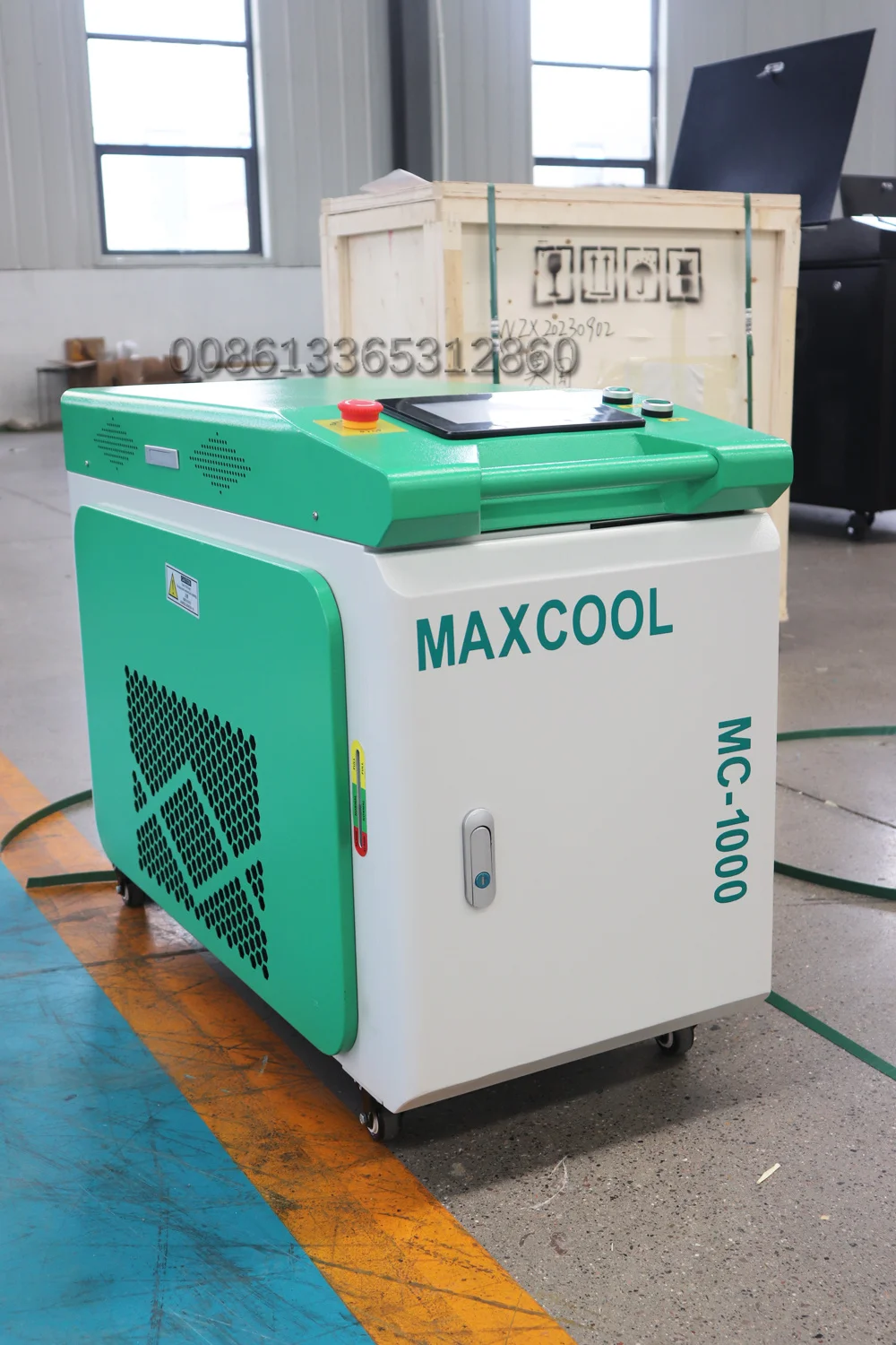 Лазерная Очистительная Машина Maxcool 3000 Вт, Удаление ржавчины, удаление масляной пыли и краски, лазерный очиститель, мини-шкаф