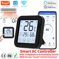 Tuya Smart Air Conditiong Thremostat Built-in Temperature Humidity Sensor For IR Remote AC Work with Alexa Google