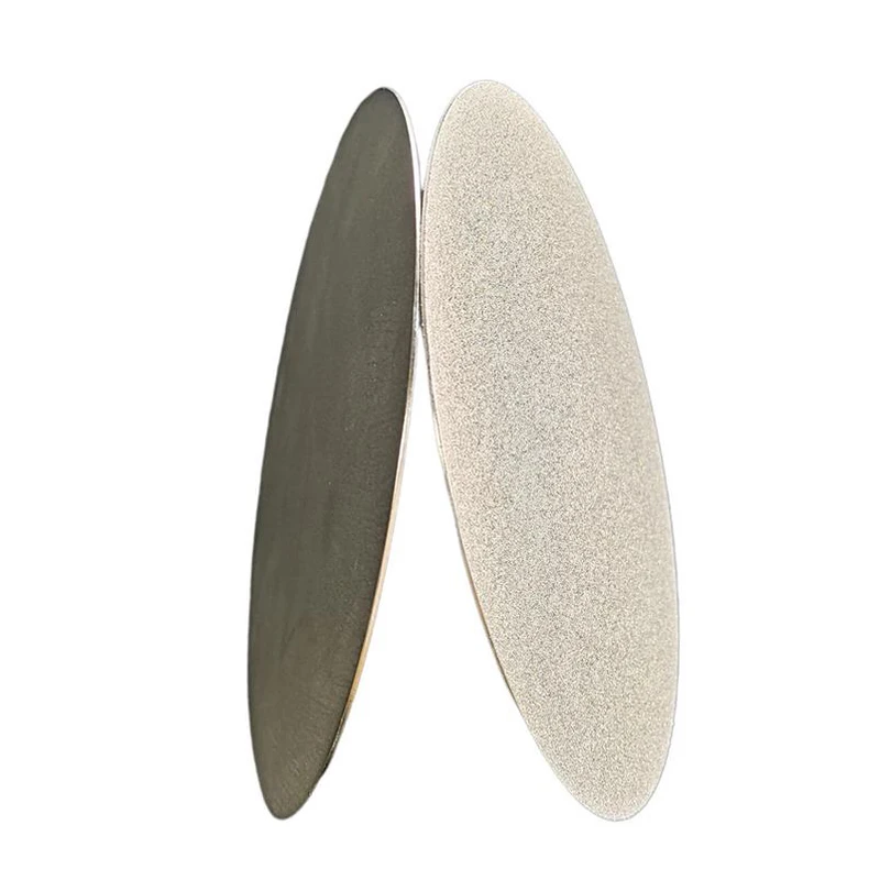 6 Zoll (150 mm) unperforierte Diamant-Schleifscheibe, beschichtete flache Schleifscheibe für Schmuck, Schnitzereien, Messerschleifen, Schleifscheibe – Detail 5