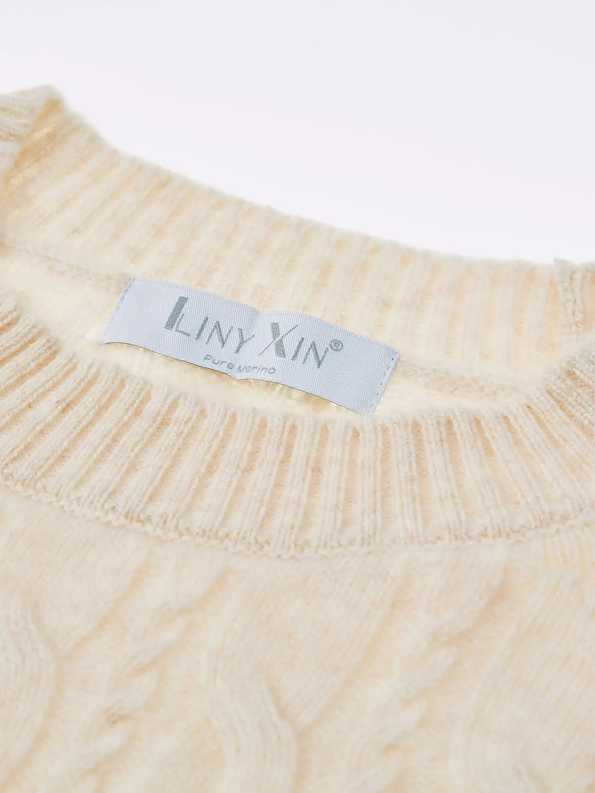 LINYXIN Women Sweater 100% Merino Wool 2022 Crew Neck Winter Cashmere Sweater Women Knit Pullover Fashion Fall Female Pull Femme