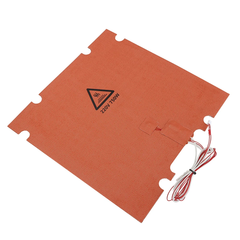 FYSETC Silicone Heated Bed Heating Pad with Hole 300/350mm 220V 750W/1000W Hot Bed for Voron 2.4 R2/Trident 3D Printer Parts