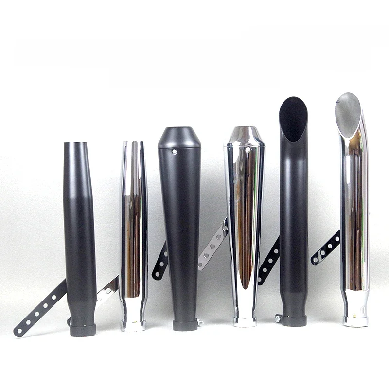 Silencieux d'échappement universel pour Moto, rétro, Vintage, classique, galvanoplastie, pour cg125 sr400 cb500 vt500 CM300 500 Cafe