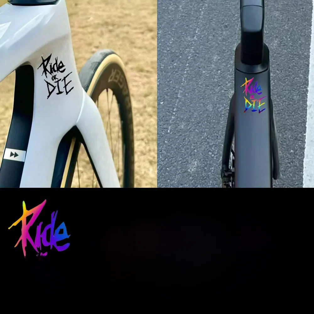 AliExpress UK Ride or Die Bike Frame Stickers Bicycle Top Tube Waterproof Decals for MTB Bicycle Decorative Frame Bike Motorcycle Accessories