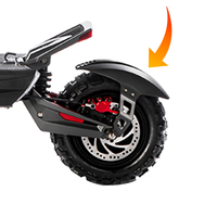Rear Mudguard For Langfeite C1 Kugoo G1 11Inch Electric Scooter Fender Wheel Cover Tyre Wing Mud Guard Parafango Monopattino