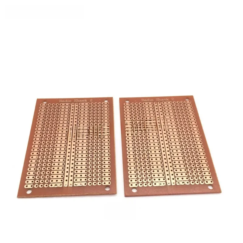 2 sztuk/partia DIY prototyp papieru PCB uniwersalny eksperyment matryca płytka drukowana dwa otwory trzy połączone otwory pojedynczy otwór 5x7CM — zdjęcie 2