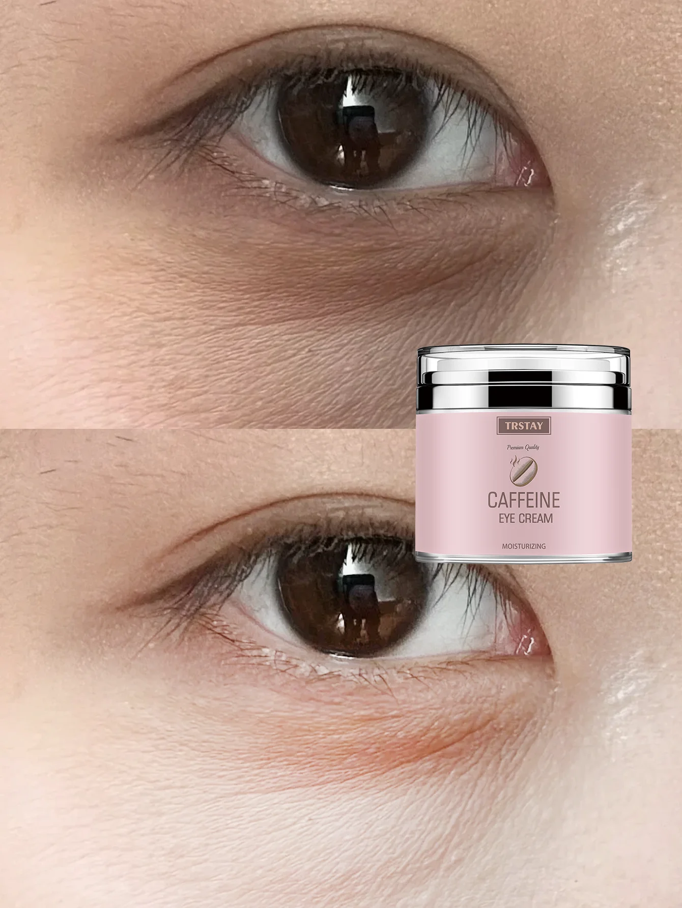 

Увлажняющий крем для глаз Осветляет кожу Уменьшает темные круги Питательная формула Восстанавливает Youthful Radiance Увлажняет Смехает глаз Co