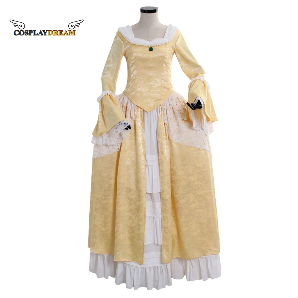 

Victorian Elegant Gothic Aristocrat 18th Century Womens Cosplay Dress Medieval Wedding Costume