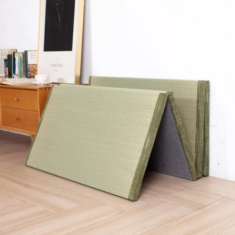 Tradizionale Giapponese Igusa (Rush Erba) Tatami Materasso Piano Futon Pieghevole Duro Confortevole Sacco a Pelo Pad per Il Giapponese Sala da Tè