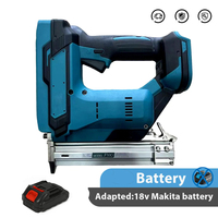 Brushless Wireless Cordless F30 Electric Nail Gun Stapler Nailer Woodworking Lithium Battery For 18V Makita battery