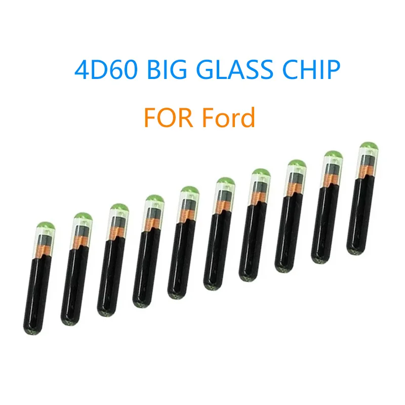 

Car Key Chip Blank 4D60 Glassy Transponder Key Chip For Ford Connect Fiesta Focus Ka Mondeo ID 4D 60 Auto Car Key Chip