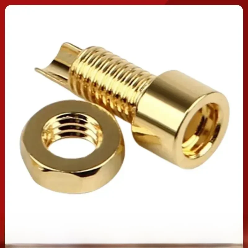 10 sztuk złącze MMCX żeńskie słuchawki PCB Pin do lutowania IE800 słuchawki krótki długi typ złącze drutu miedzianego berylowego — zdjęcie produktu 7