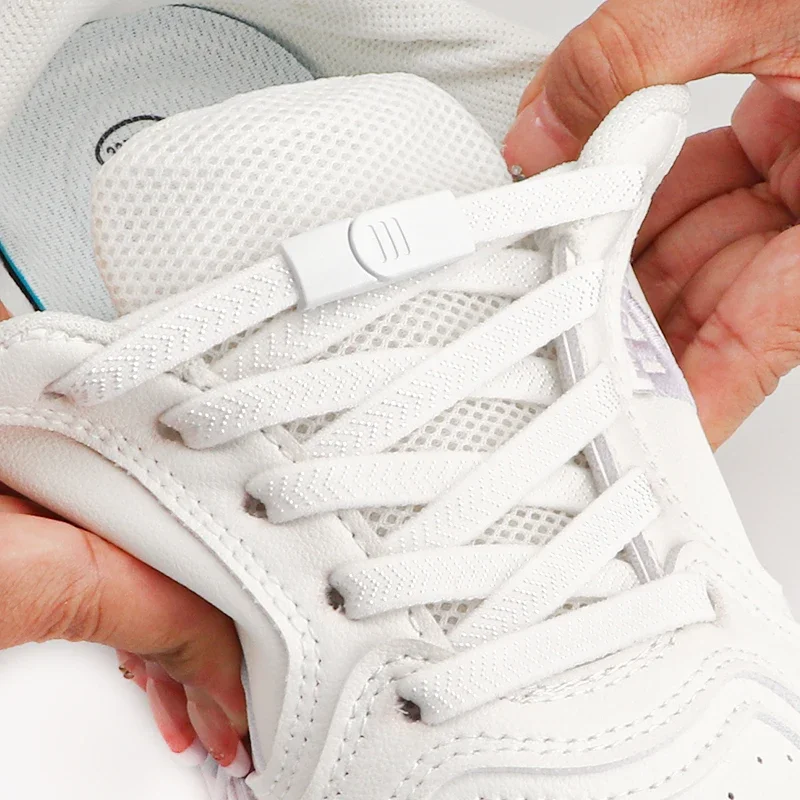 Lacets à boucle magnétique sans attaches, baskets élastiques plates pour enfants et adultes, sans cravate, accessoires de chaussures, nouvelle collection