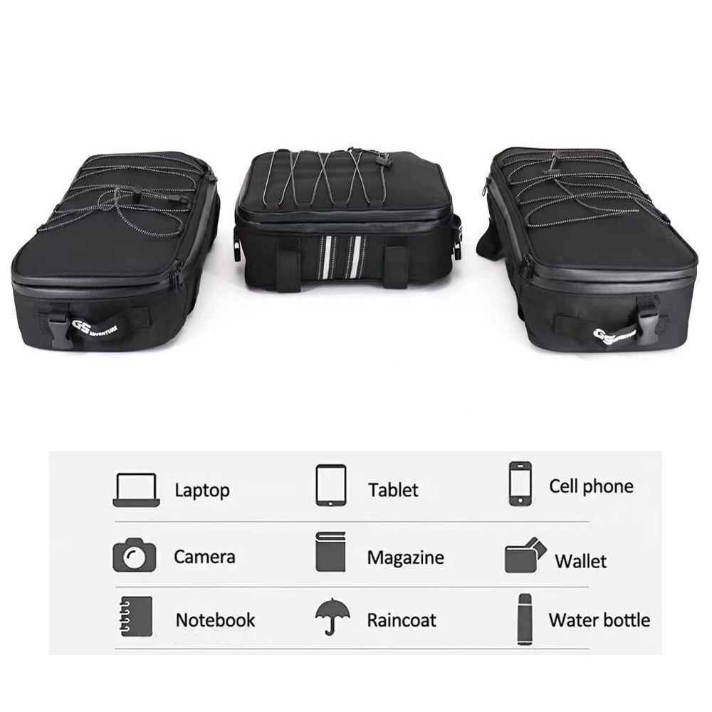 Motorcycle Backseat Top Case Waterproof Bags Backpack For BMW F800 850GS R1150GS ADV F900R  R1200 R1250RT K1600B K1600GT G310GS