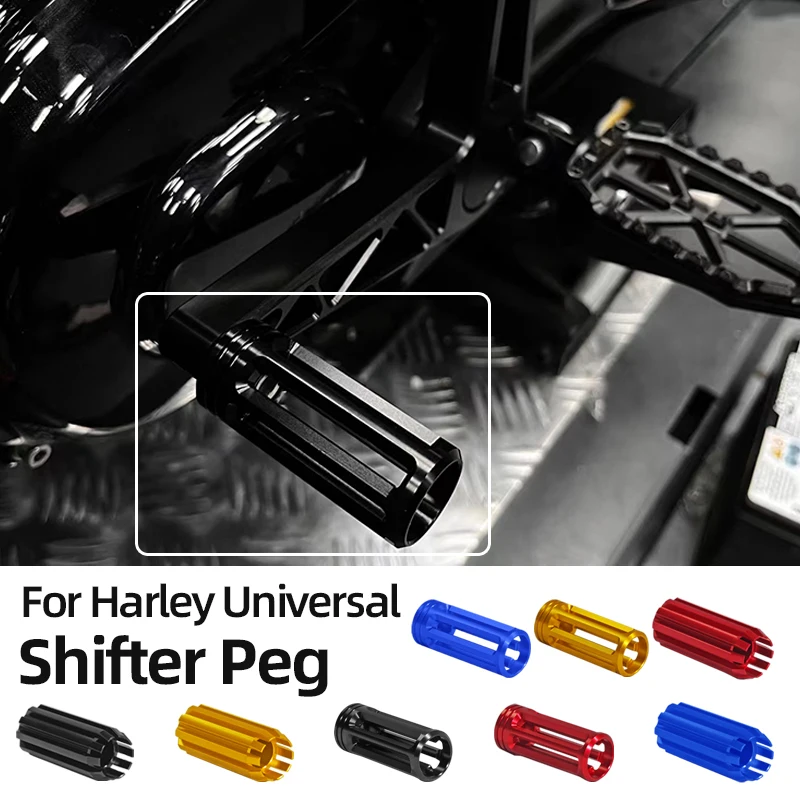 

Motorcycle Shifter Peg Shift Gear Lever Shifter Foot Peg Aluminum1PC for Harley Universal Touring Road Glide Softail Sportster