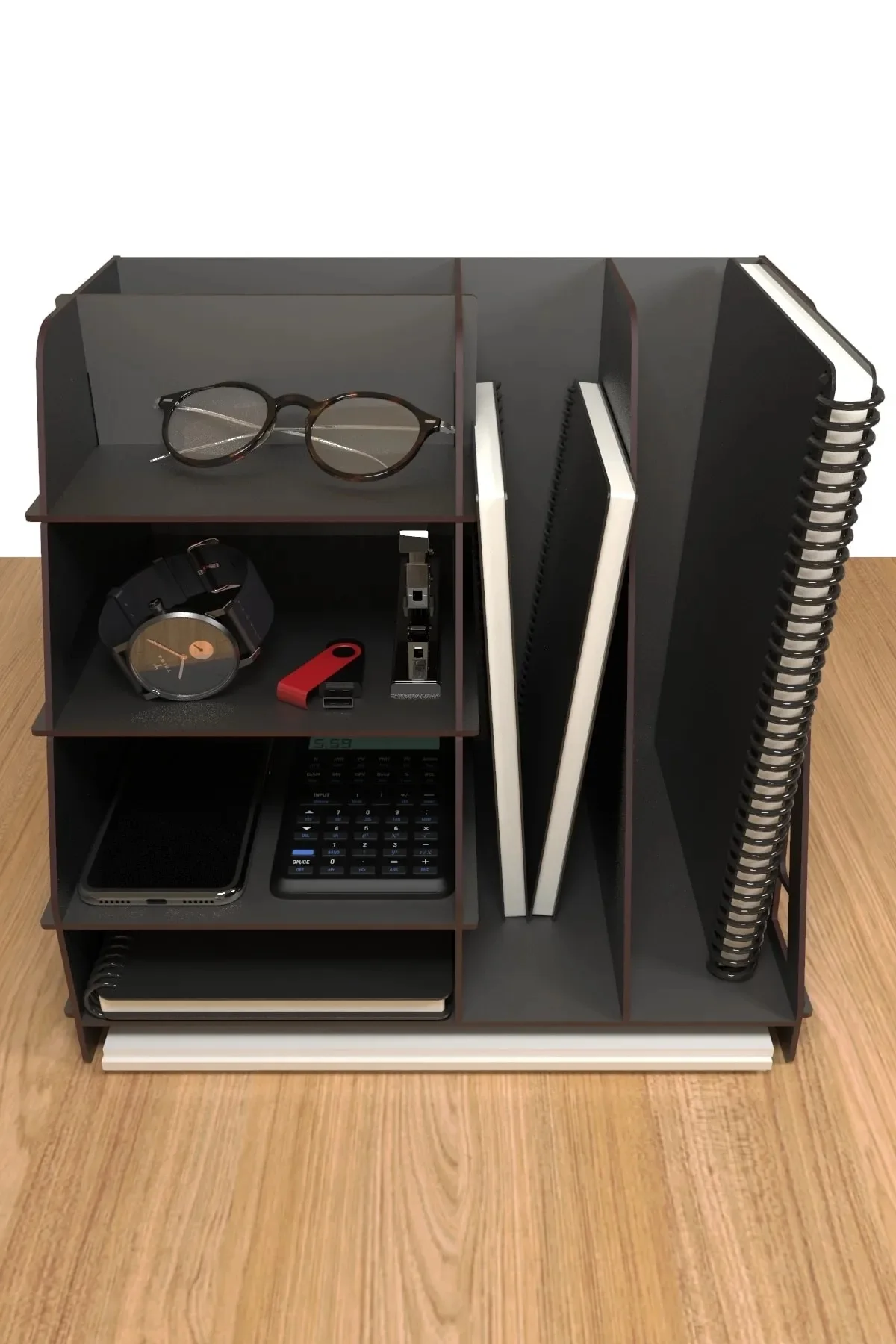 Efficient Modern Office Desktop Organizer and A4 Document Shelf – Stylish Workspace Solution for Enhanced Productivity