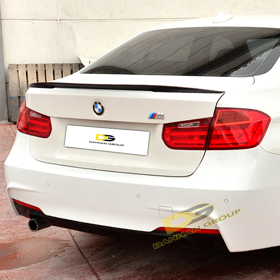 B.M.W 3 Series F30 2012 - 2018 M Performance Style posteriore tronco Boot Spoiler Wing Lip Painted o Raw Surface ABS Plastic M3 Kit