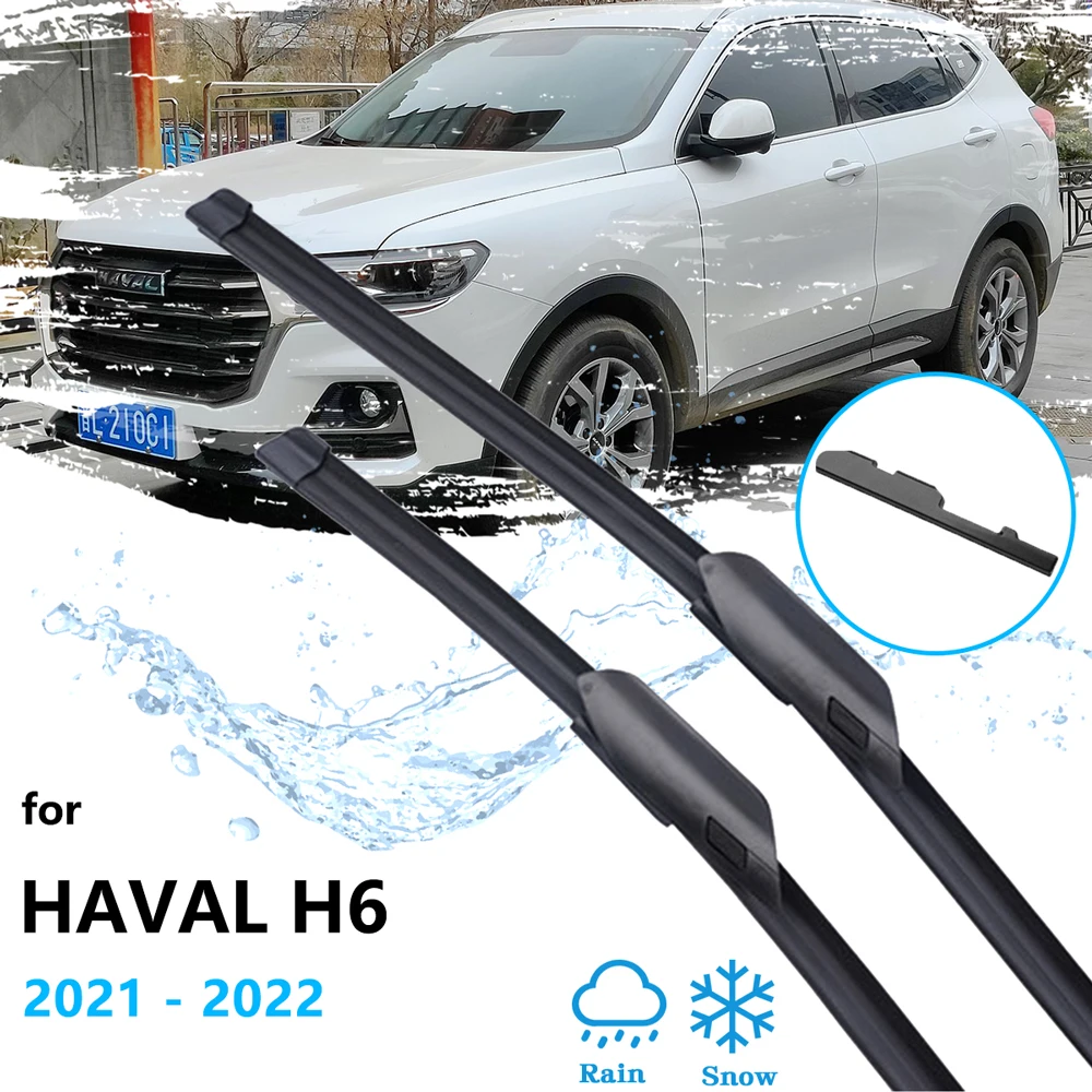 2x For Haval H6 2021 2022 Wiper Rubber Blades For Great Wall Car Washers Accessories Front Window Cleaning 24