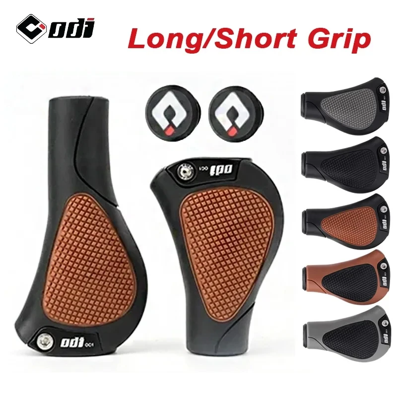 

ODI Short Bike Handlebar Grips Ergonomics Folding Bicycle Grip Shock Absorption Mountain Bike Handle Cycling parts