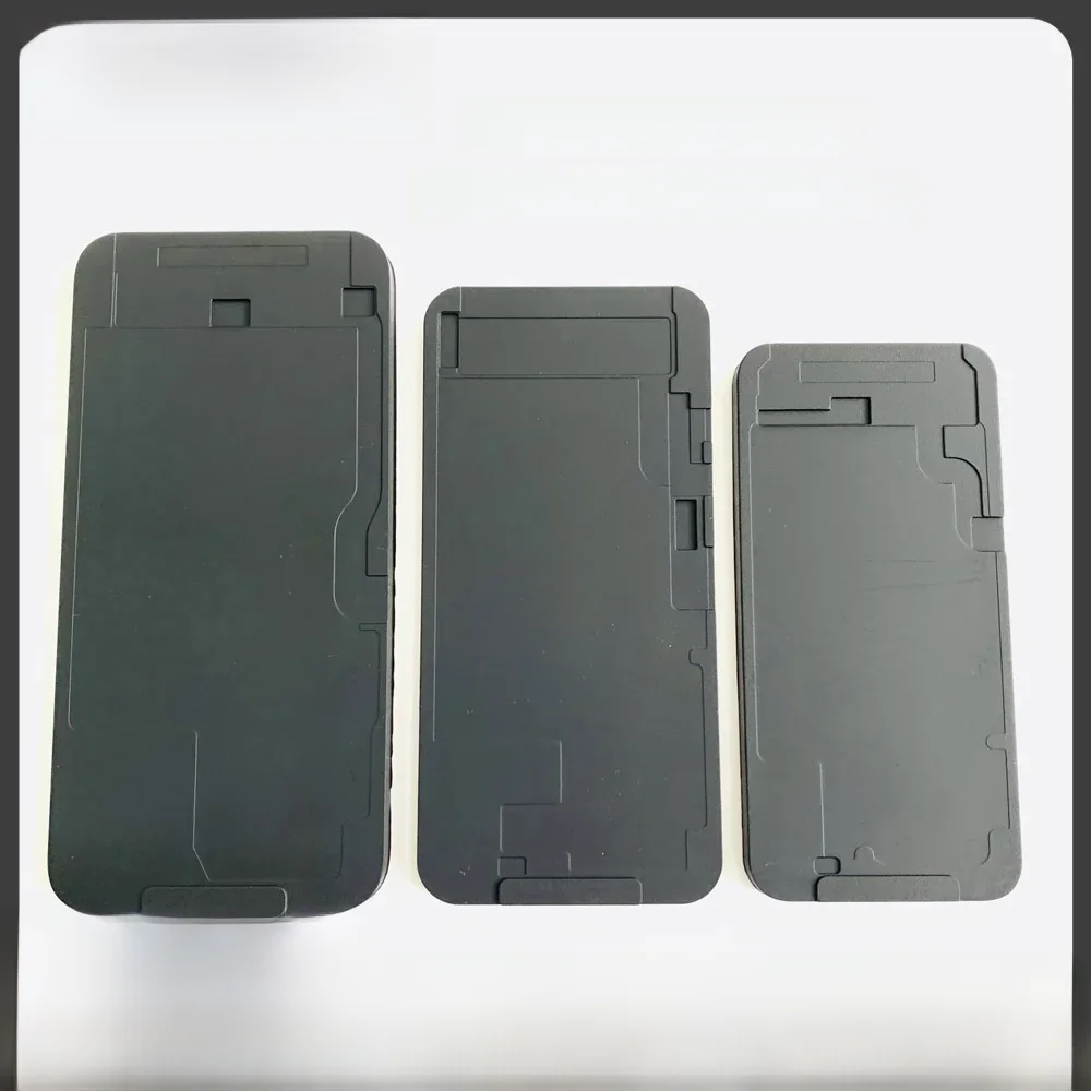 Czarna gumowa mata z elastycznym kablem Space OCA Laminating Mold Mat LCD Screen Refurbish Pad For iPhone 15 14pro 13 12 pro max Repair — zdjęcie 2