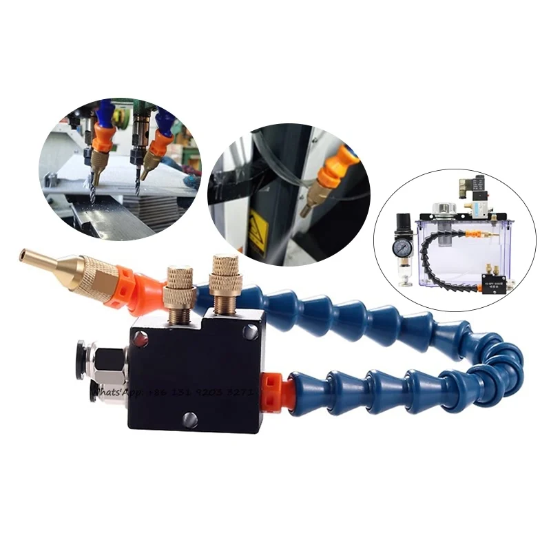 

BPV-3000 Cooling Spray Mist Lubrication System Adjustable Bamboo Tube Siphon Mist Sprayer Lathe Machine Cutting Coolant Nozzle