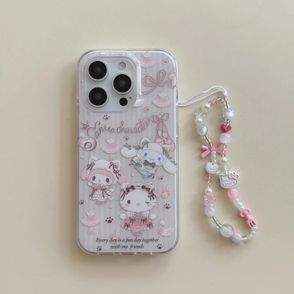 

Three Little Pandas Phone Case with Gold Foil Stripe, Compatible with iPhone 16ProMax,17/13/14/15Pro, Shockproof Protective case