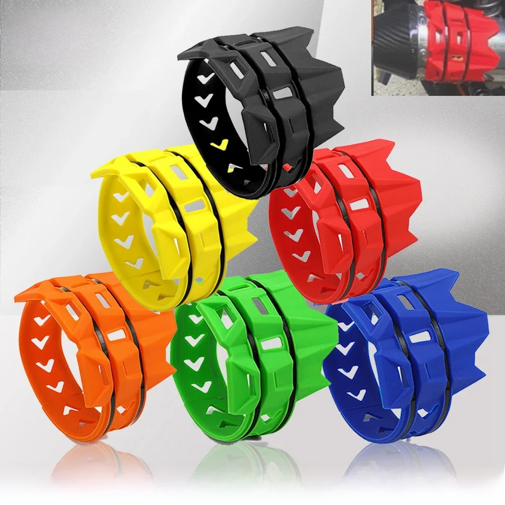 AliExpress Motorcycle Silencer Round Moto Exhaust Muffler Protector Cover Universal For Honda For Yamaha For Husqvarna Dirt Pit Bike