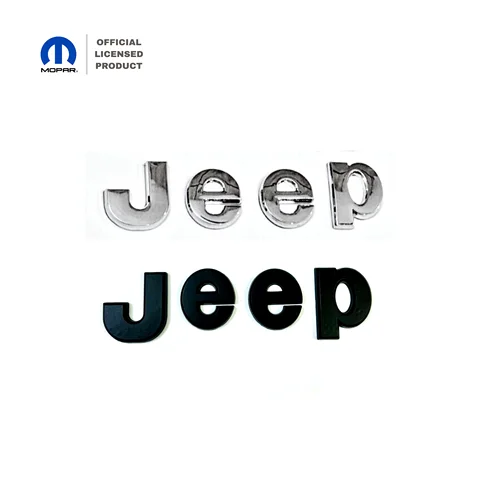 Jeep emblem letters badge symbol Liberty 3.7L Renegade Metal Emblem