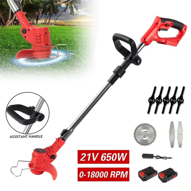 Handheld Electric Lawn mover Adjustable Rechargeable Adjustable Garden Brush Cup House Power Tool For Makita 18V Battery