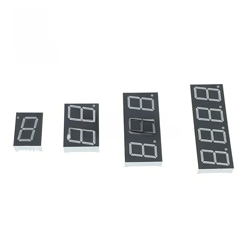 1pc 0.56 cal wyświetlacz LED 7 segmentowy 1 Bit/2 Bit/3 Bit/4 Bit Digit z czerwoną wspólna katoda/anoda cyfrowy 0.56 cal led 7 segmentu — zdjęcie 2