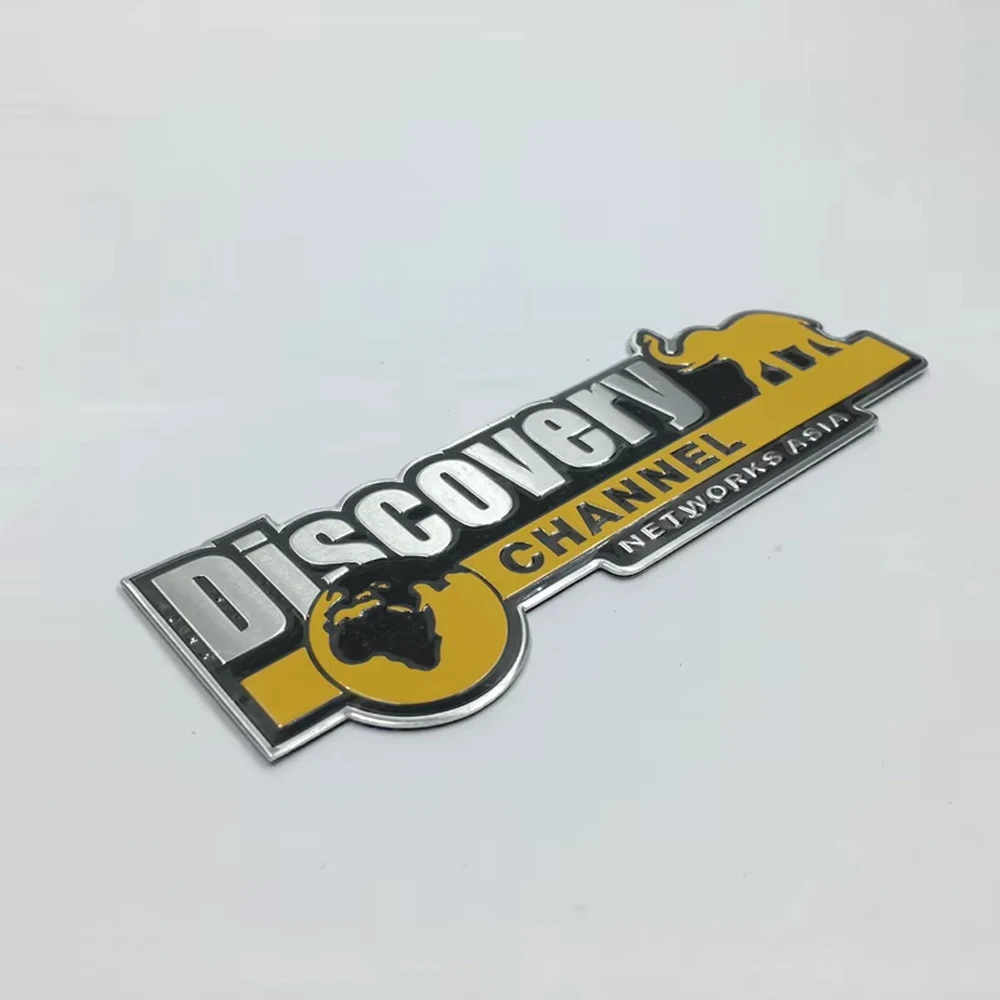 Car Stickers Discovery Channel Networks Asia Car Body Rear Trunk Emblem Badge Sticker For Jeep for GWM Tank 300 for Land Rover