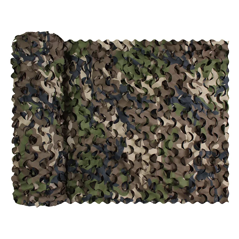 US Woodland Outdoor Camouflage  Mesh Netting Grid Tear-Resistant Polyester Oxford Garden Fence Roll Pool Accessories Sun Shade