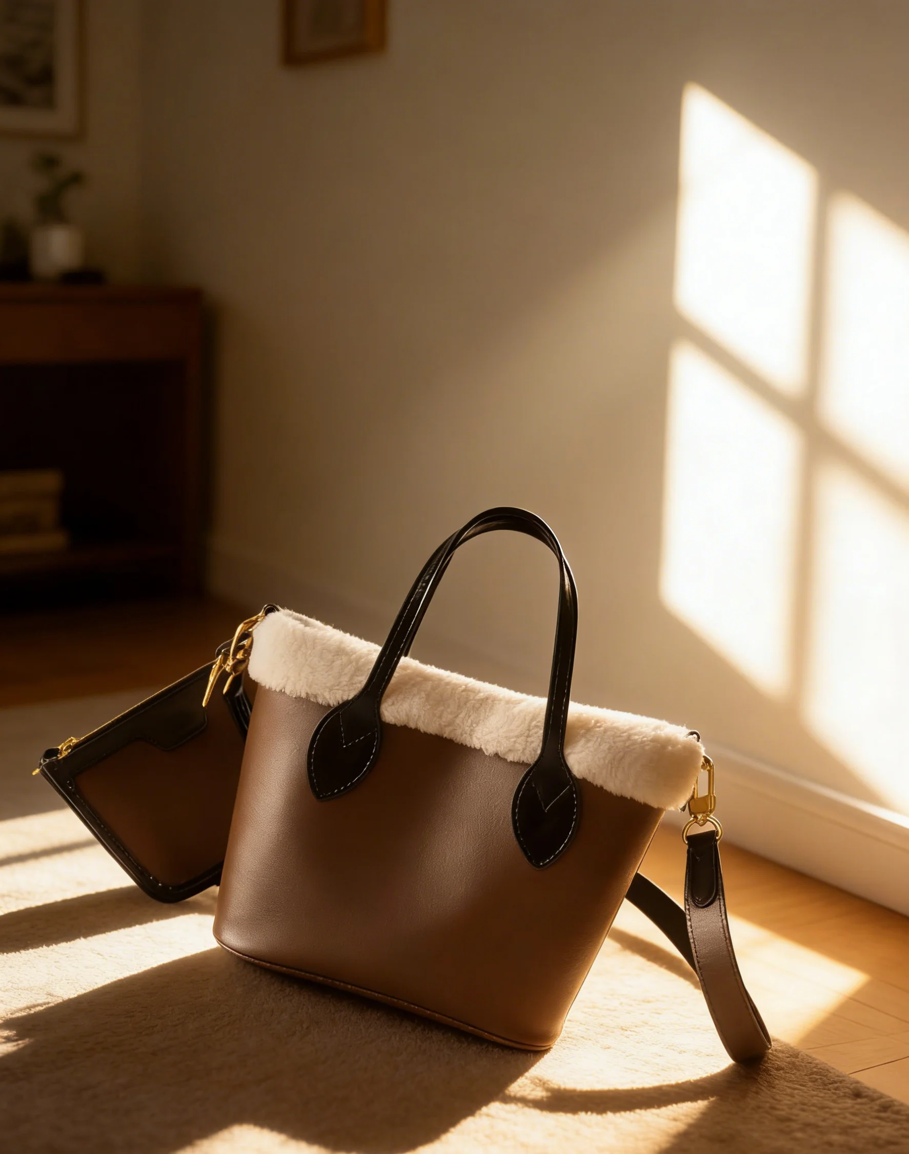 

2026 Размер: 16.5x11x26.5 см без коробки Новая модель Универсальная и модная сумка из натуральной кожи - прочная, высококачественная и доступная по цене