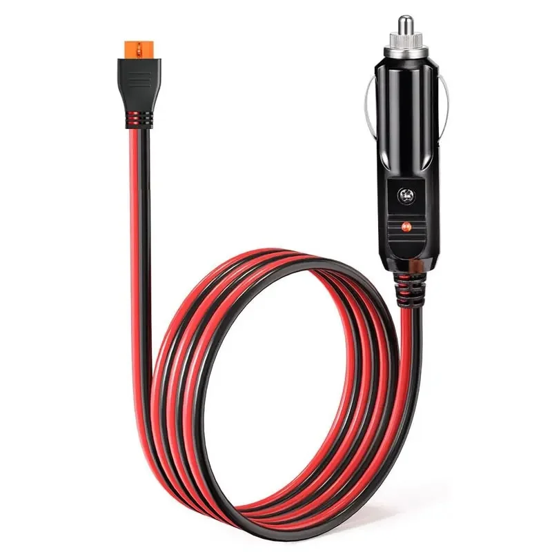 12AWG 1.5m/5FT 12V/24V Zapalniczka samochodowa do złącza XT60i-F Kabel ładujący do Ecoflow River 2/2max/2 Pro Delta 2/Max/Pro. — zdjęcie produktu 7